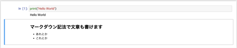 jupyter notebook cell